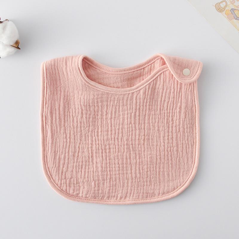 

Crepe Six-Layer Solid Color All-Cotton Newborn U-Shaped Bib