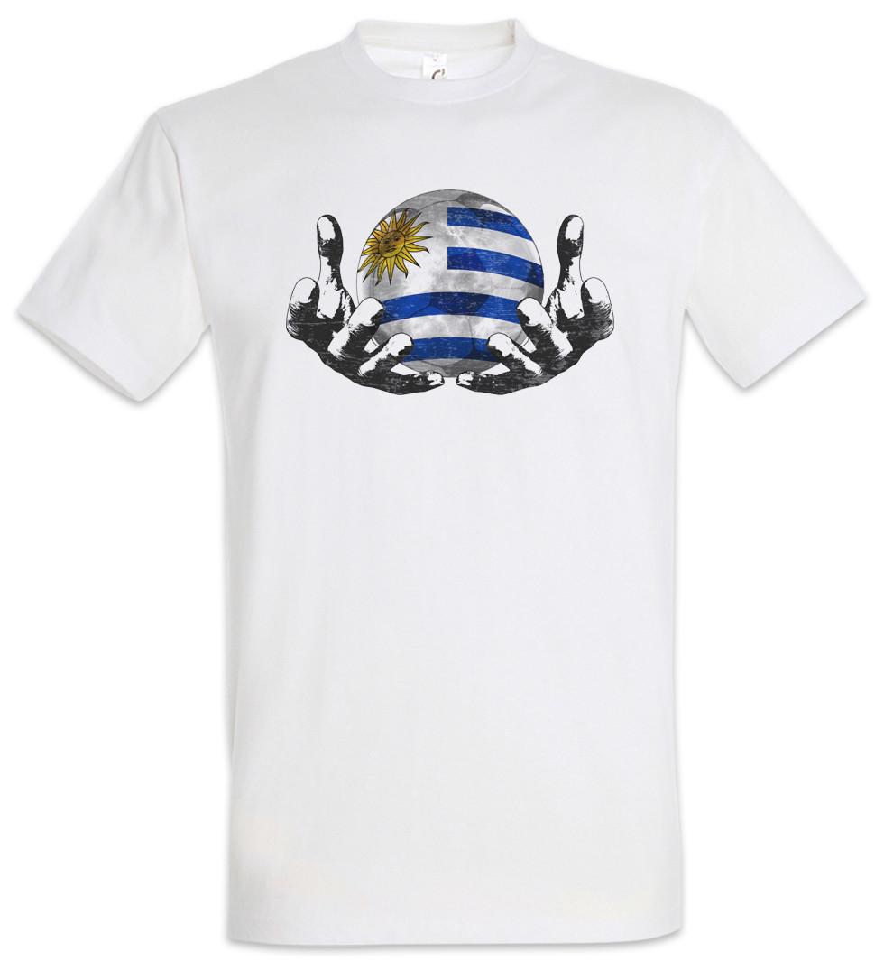 Uruguay Football Magic Ball T-Shirt uruguayan Soccer Flag World Championship L