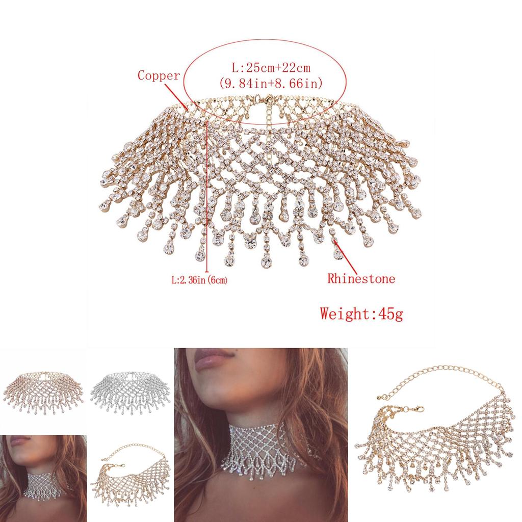 Stylish Water Drop Necklace For Women With Electroplated Finish And Geometric Shape