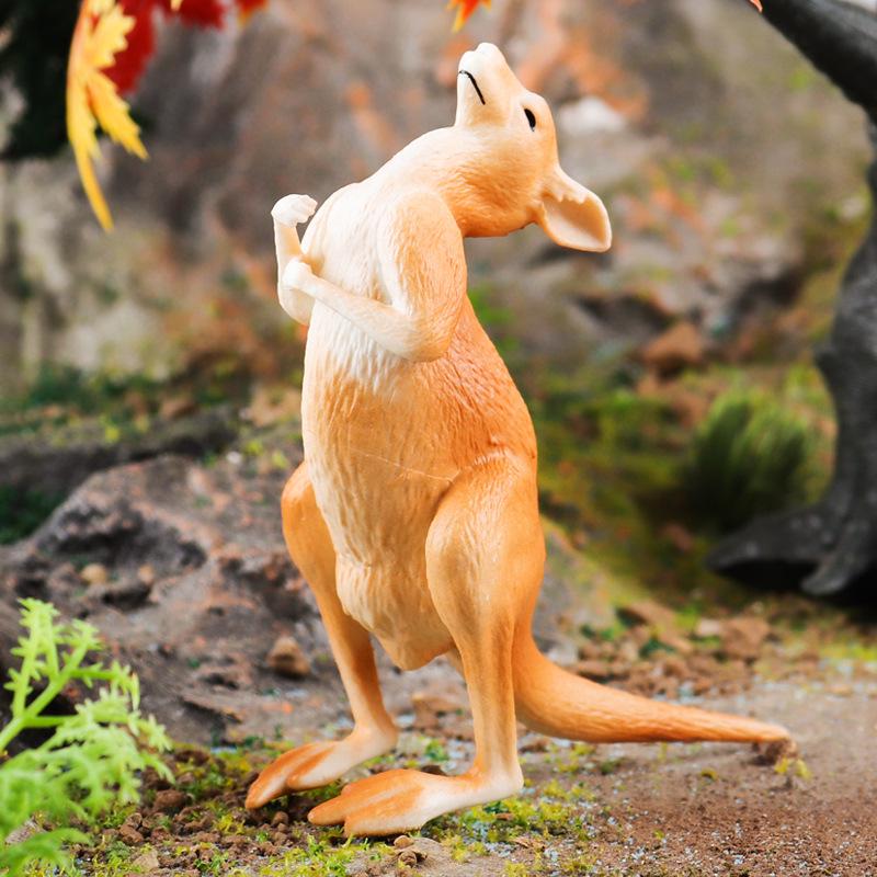 Kangaroo Waving Hand Ornament - Educational Toy Model