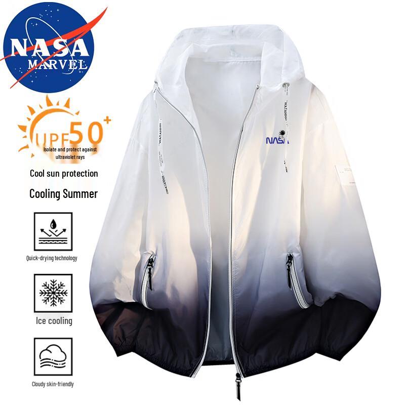 Мужская легкая худи NASA MARVEL с защитой от солнца L