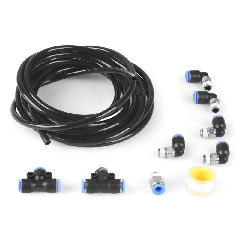 Industrial Grade Push Lock Black Vacuum Fitting set - Wastegate & Solenoid fits for - Vehicles Car Accessories