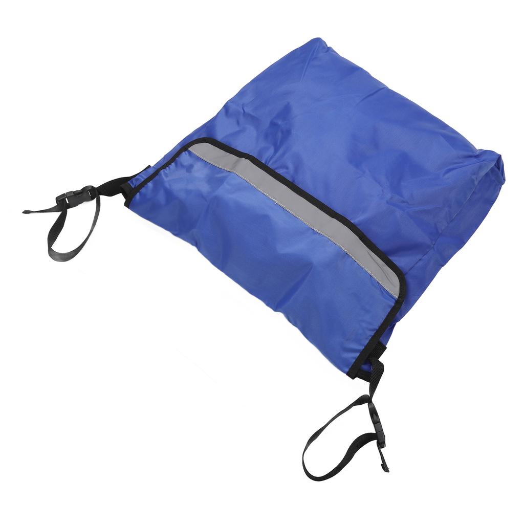 Wheelchair Bag Adjustable Shoulder Strap Waterproof Large Capacity Storage Wheelchair Carry Pack for Outdoor Blue