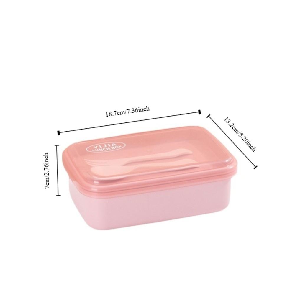 Portable Sealed Student Lunch Box Divided with Lid Food Storage Container Leak Proof Insulated Microwave Oven Lunch Box School
