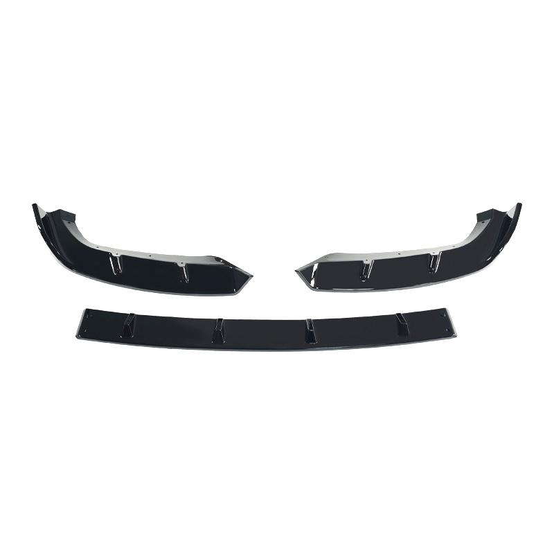 Для BMW XM G09 2026 2026 2026+ Стиль MP Design 3 шт. Высококачественный АБС-пластик Передний бампер автомобиля Губа Спойлер Обвес Глянцевый черный