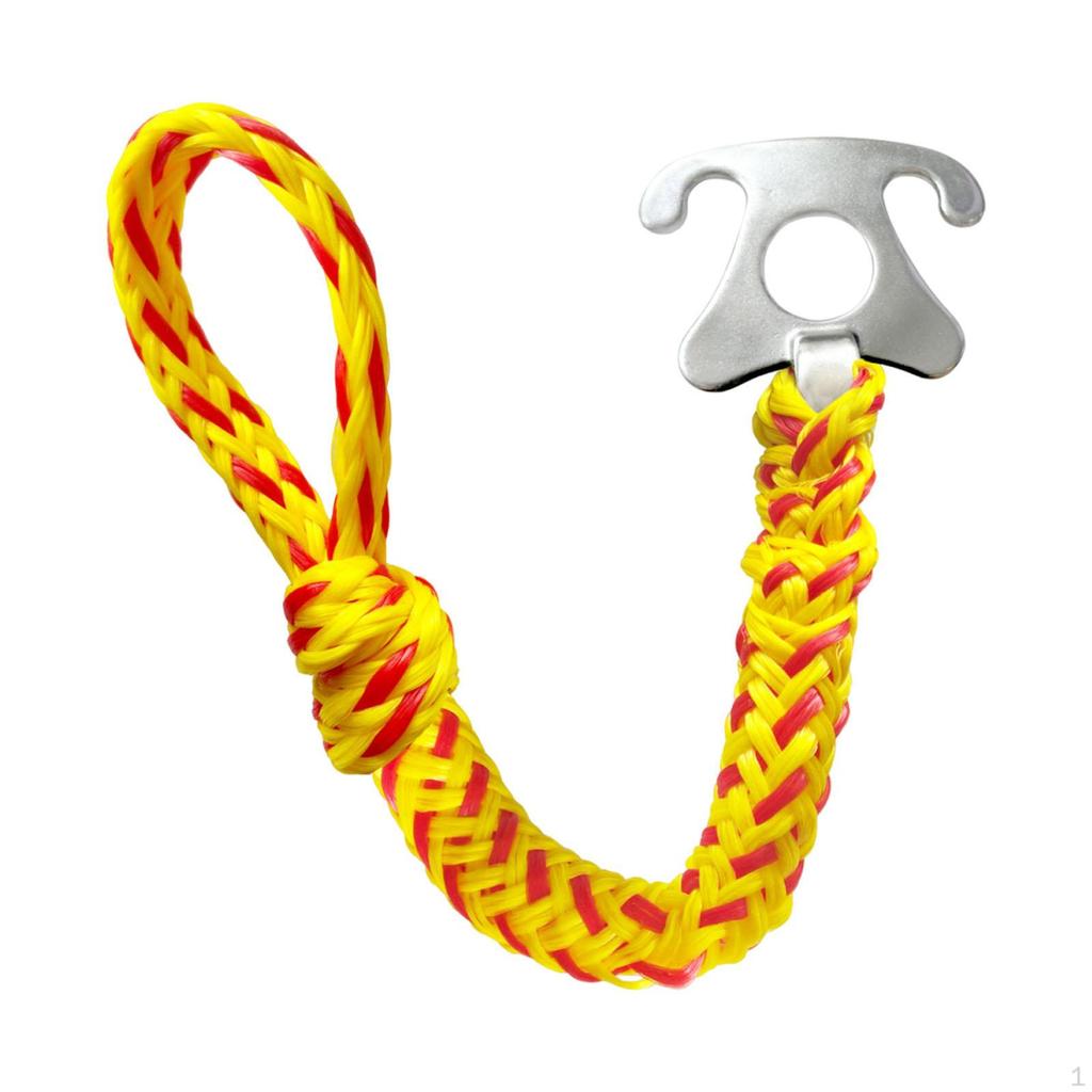 Boat Tow Rope with Stainless Steel Connector for Water Sports Use