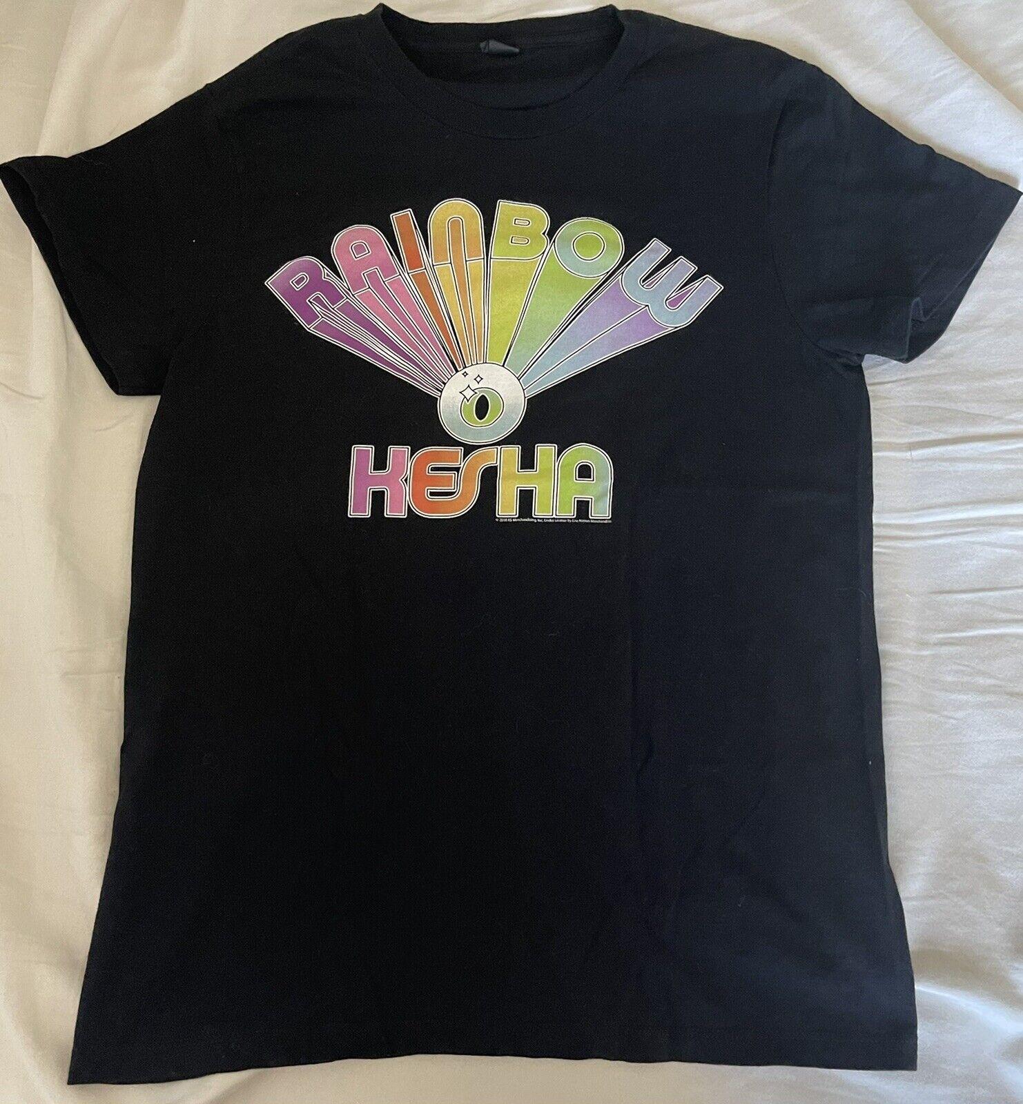 Collection Kesha Rainbow Gift For Fan Black All Size Shirt S11 Unisex T-Shirt S
