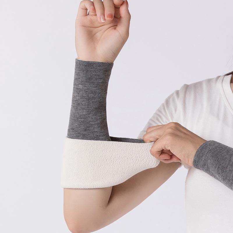 Warme Unisex Gelenk-Armschoner: Samtverstärkt für Ellenbogen- und Handgelenkunterstützung im Herbst/Winter