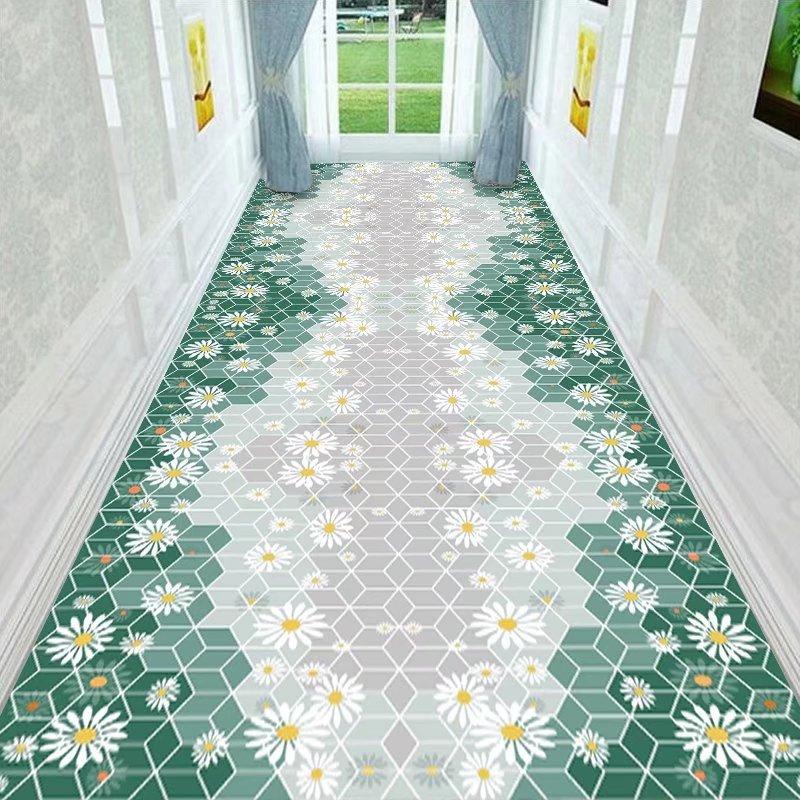 Modern Fashion Household Long Corridor Carpet Runner Home Decoration Hotel Hallway Rug Washable Villa Stairway Mats Customizable