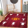 Manchester Customizable Name Area Rug Perfect for Balcony Game Room Entryway Kitchen Antislip Carpet Office home decor