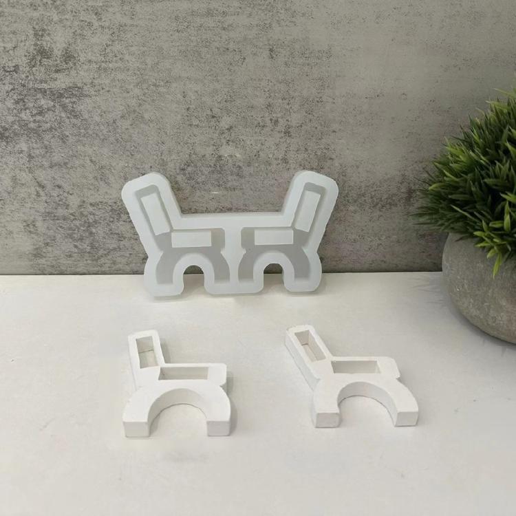 Benches Silicone Molds Plasters Molds Creative Chair Gypsum Molds Castings Molds Craft Supplies