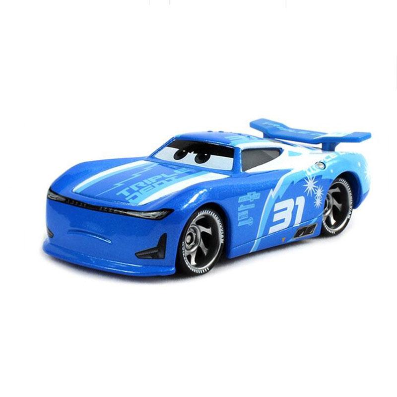 Disney Pixar Cars 3 Metal Diecast Model Lightning McQueen Kids Toy Car Birthday Gift New Blue Ramone No.95 Cruze Jackson Storm