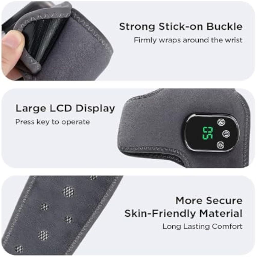 3-in-1 Electric Wrist Ankle Massager Electric Foot Ankle Massager  for Plantar Fasciitis