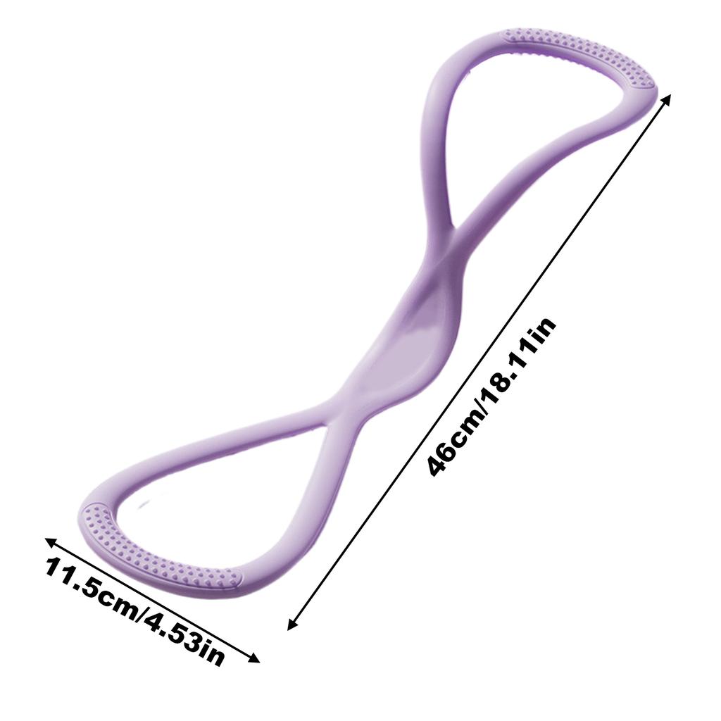 Widerstandsbänder 8-förmiger Expander für Fitness, Rückenformung, elastisches Band, Schulteröffnungs-Dehnband für Schulterübungen
