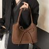 New product trend Korean sweet style niche bow portable bucket bag literary sense commuter versatile shoulder bag