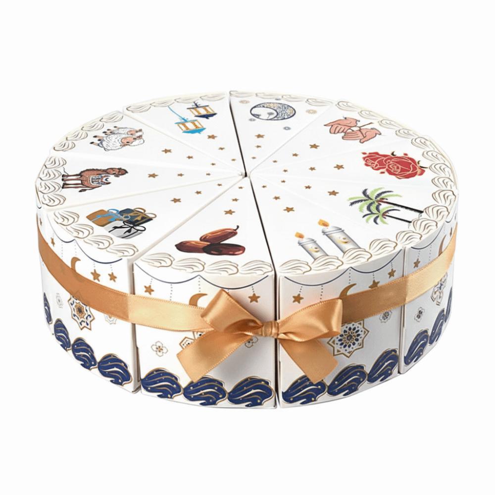 

10PCS Strawberry Rainbow Present Box Cartoon Gift Packaging Box Desktop Ornament