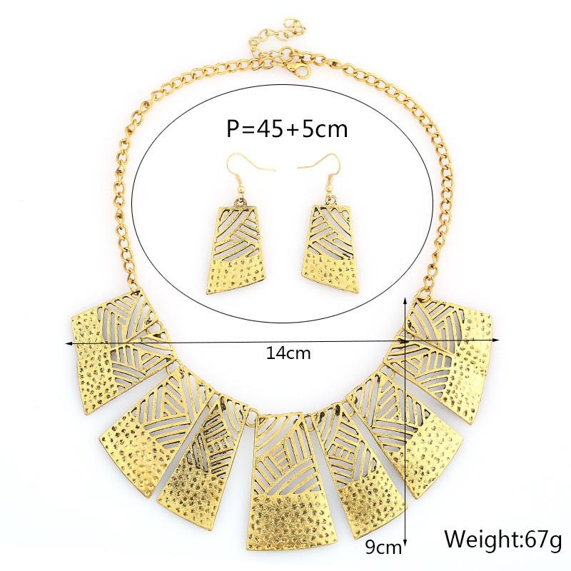 Alloy Unisex Vintage Necklace With Openwork Design Chain For Special Occasions