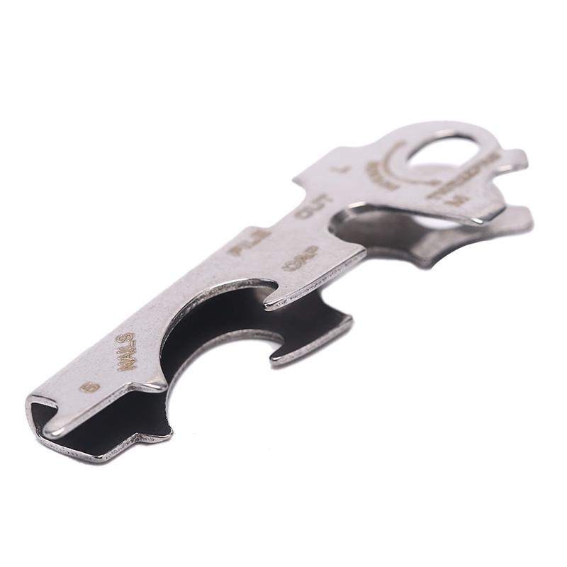 

Мультитулы 8 в 1 из нержавеющей стали, брелок, инструмент для выживания на открытом воздухе, гаджет