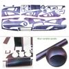 Voor Audi A6 C7 2012-2018 Interieur Centrale Bedieningspaneel Deurhendel 3D/5D Koolstofvezel Stickers Decals Auto styling Accessoire