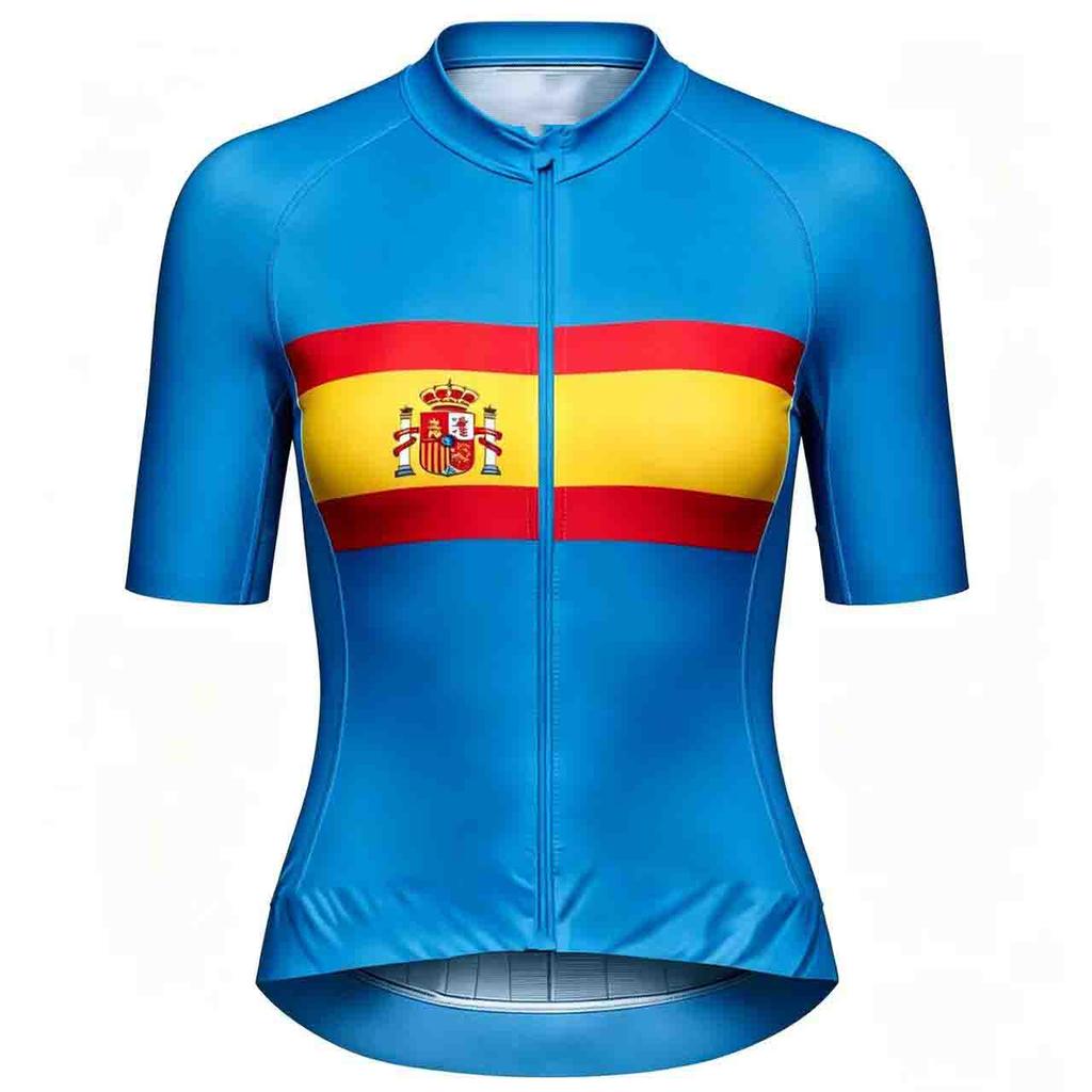 Spain Ropa De Ciclismo Short Sleeve MTB Cycling Shirts Shorts  Men Maillot Ciclismo Summer Breathable Cycling Suit Set 2026