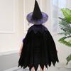 Children's Witch Costume With Hat Halloween Performance Costume Girl Cosplay Festival Costume