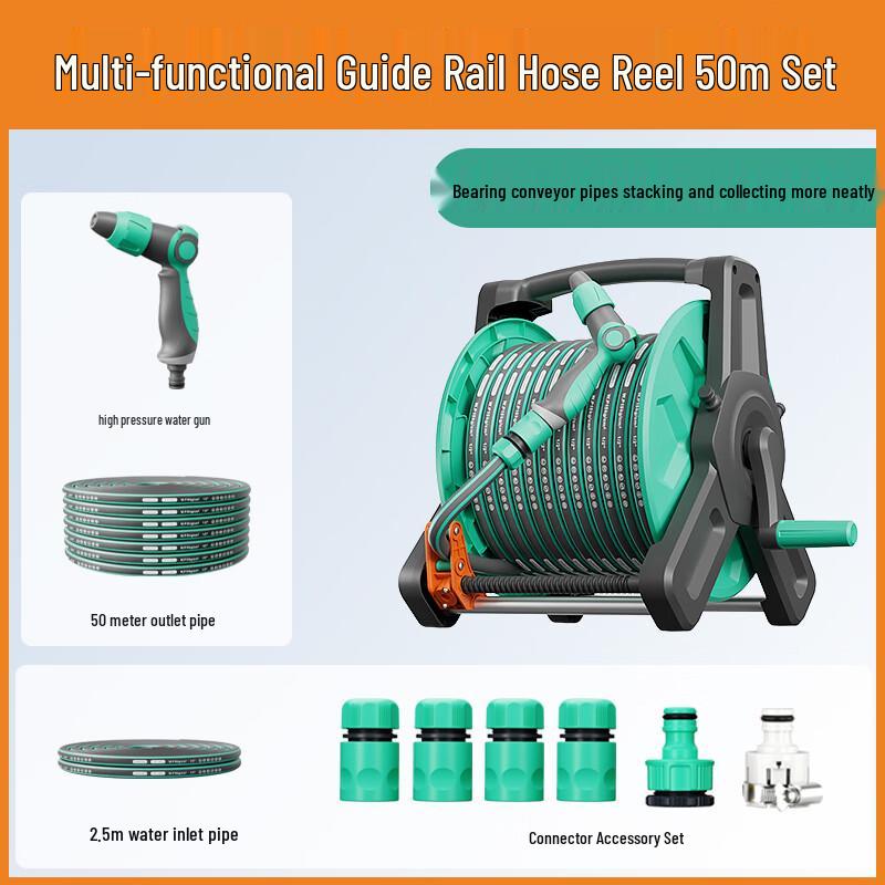 High-Pressure Water Gun & Hose Set