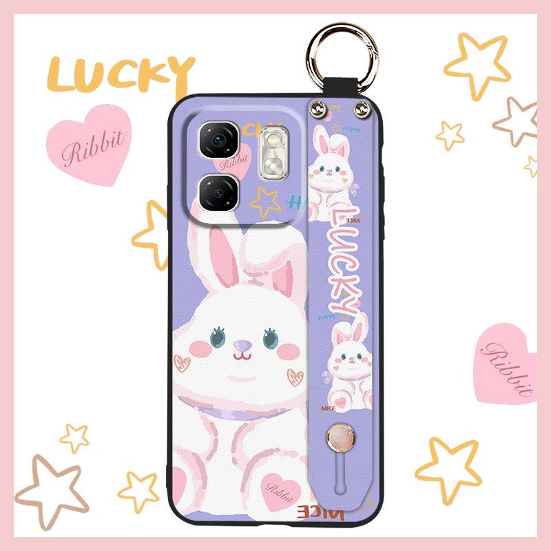 Shockproof Fashion Design Phone Case For infinix Hot50i/Smart9/X6531/X6532 Durable Anti-knock Lanyard Cartoon Protective