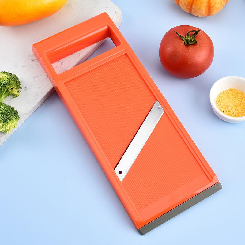 Tăiător de legume multifuncțional cu lamă de oțel Tăiător de mandolină Tăiător de cartofi Răzătoare pentru morcovi pentru brânză Accesorii pentru bucătărie Instrumente