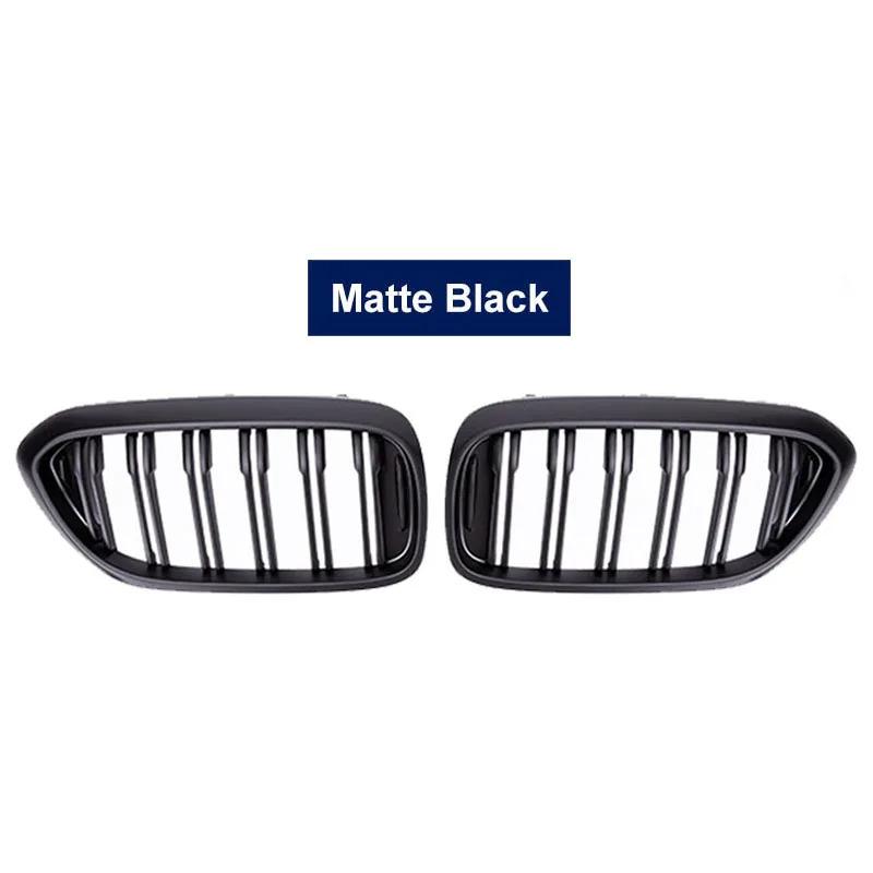 

Front Racing Kidney Grille for Bmw 5 Series G30 G38 525I 530I 540I 550I 2017-2020 M-Performance Bumper 2 Slat Grill Replacemt B-Matte Black