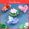 Color Toy Fish Aquarium Micro Landscape Decorative Ornament Red Purple Pink