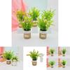 Small Fabric Flower Pot Decor With Faux Greenery For Restaurant And Hotel Ambiance