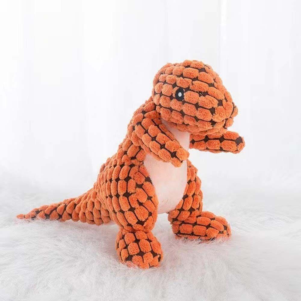 

Toys Soft Plush Home Decoration Pet Plush Toy Dinosaur Plush Doll Dog Chew Toys Chew Squeak Toy помаранчевий
