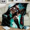 3D Tifa Aerith Sexy Lace Girl Game Cartoon Blanket,Soft Throw Blanket for Home Bedroom Bed Sofa Picnic Office Cover Blanket Kids