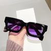 Vintage Square Sunglasses New Women's Fashion Oversized Sunglasses Men Shades Black Sunshade Sun Glasses UV400 Eyewear