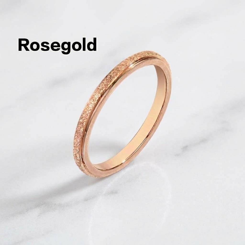 Silberne Frosting Partnerringe für Hochzeit Verlobung Schmuck Geschenke Geburtstagsgeschenk Liebhaber Partnerringe für Männer und Frauen