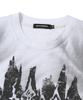 NOT4NERD Candle Residue Oil Washed Loose Cropped T-Shirts - White