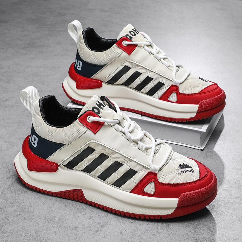 

Кроссовки мужские зимние плюшевые хлопковые туфли модные повседневные из микрофибры и кожи верх увеличенной высоты плоская платформа сандалии обувь 38