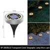 Waterproof Solar Ground Lights for Outdoor Garden, Lawn, and Steps - Decorative Landscape Lighting