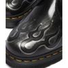 Dr. Martens 1461 Leder Bequeme Schnürschuhe Low-Top Freizeitschuhe Unisex Freizeitschuhe Schwarz Silber 41765020