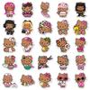 50 Black Cartoon KT Cat Stickers: Cute Sanrio Designs for Phone Cases and Water Cups
