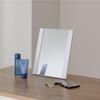 Belca Tabletop Mirror Folding Side Frame Mirror Width 18 X Depth 2 X Height Wood Grain White Compact Stand Mirror Makeup Mirror Makeup Mirror Mirror