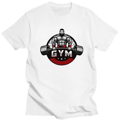 Custom Bodybuilding Gym Tshirt for Men Short Sleeves T Shirt Fitness Muscle Tshirt Pure Cotton Tees Gift Idea
