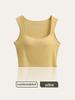 Women's Summer Sling Tank Top with Integrated Padded Bra, Thin Style, Anti-Auxiliary Breast Bandeau.