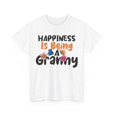 Granny Shirt, Happiness Is Being A Granny Grandma Grandmother Cute Shirt