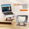 Adjustable Tablet Holder 360 Rotating Base Computer Riser Multi-Functional Laptop Bracket  for Desk
