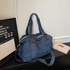 Denim Umhängetasche Damen Handtasche Große Kapazität Wasserabweisend Crossbody Tasche