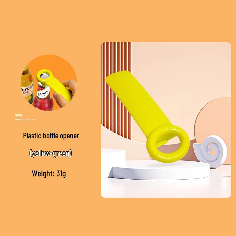 Multifunctional Colorful Bottle and Can Opener - Non-Slip Grip for Easy Use In the Kitchen
