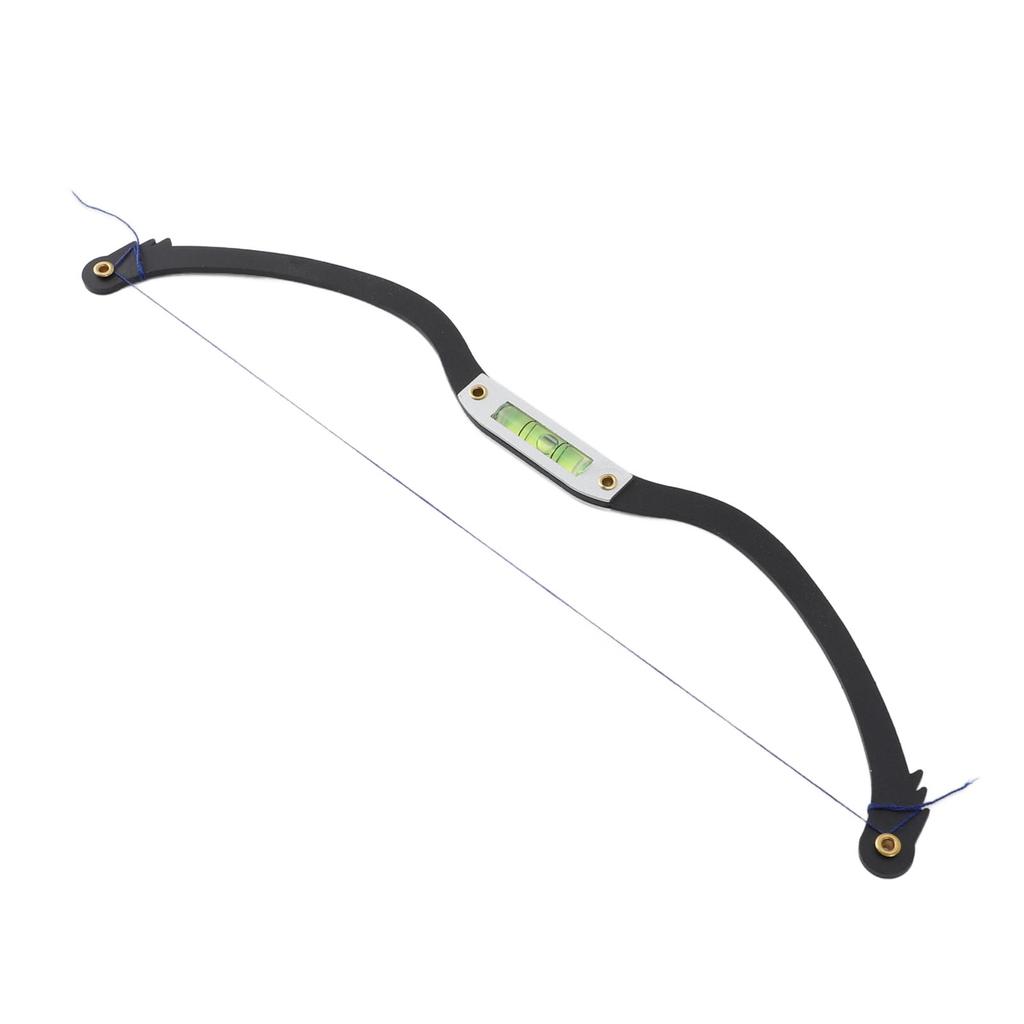 Horizontal Bead Mapping Ruler Professional Eyebrow Measure Ruler with String for Microblading Black