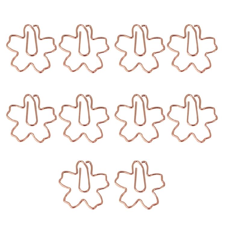 10Pcs Novelty Paper Clip Small Metal Paperclip Metal Bookmarks Clip Photo Clip For School Office Business Card Holder
