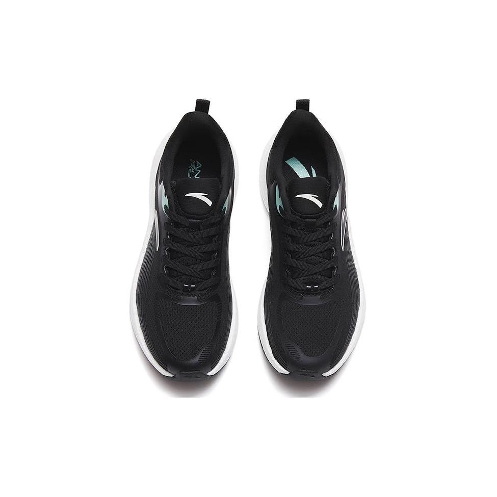 Anta Martian Foam Abrasion Resistant Breathable Low Top Running Shoes Women's Black 122315585-2